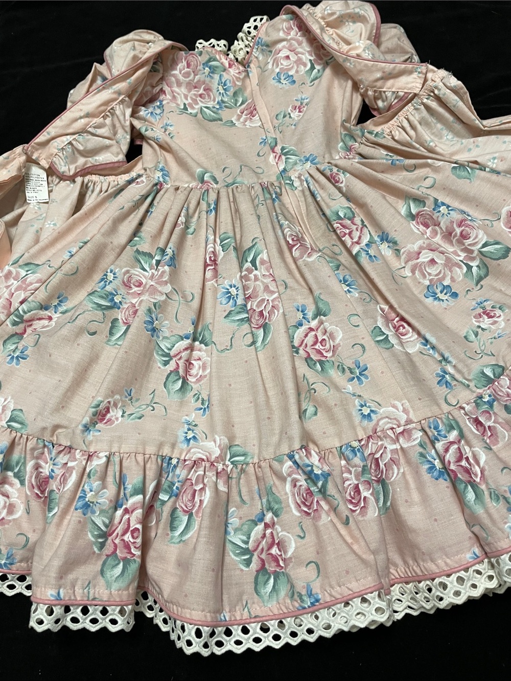 Girl’s DAISY KINGDOM 1990s Daisy Kingdom dress is two-piece dress & apron. Sz 5 - Picture 10 of 14